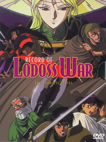 Cover of Record of Lodoss War, featuring a group of fantasy adventurers.